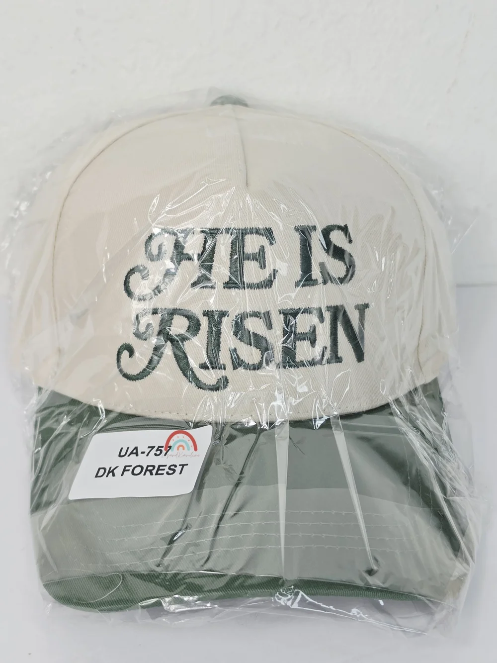 New! He Is Risen Dark Forest Baseball Cap Hat